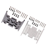 Max Metal RC Car Gear Box Mount Holder for 1/10 Axial SCX10 TFL RC Crawler Gray