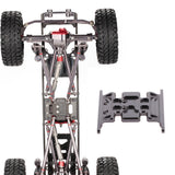 Max Metal RC Car Gear Box Mount Holder for 1/10 Axial SCX10 TFL RC Crawler Gray