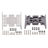 Max Metal RC Car Gear Box Mount Holder for 1/10 Axial SCX10 TFL RC Crawler Gray