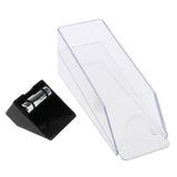 Max 6Deck Playing Card Shoe Slider or Dealer Game Table Casino Accessories Clear