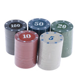 Max 100x Casino Poker Chips Poker Tokens Casino Fun Home Gift Games 3.9cm Type