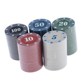 Max 100x Casino Poker Chips Poker Tokens Casino Fun Home Gift Games 3.9cm Type