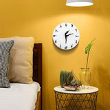 Max Yoga Dancing Wall Clocks Creative Watch Home Decor Record Time yoga