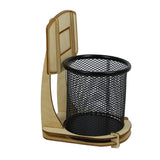 Max Pen Holder Mesh Pencil Holder Metal Pencil Holders Desk Pen Organizer Round