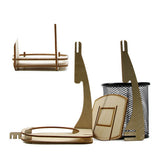 Max Pen Holder Mesh Pencil Holder Metal Pencil Holders Desk Pen Organizer Round