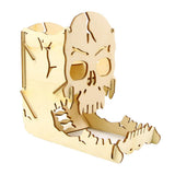Max Wooden Dice Tower Easy Roller for Board Game RPGs and Board Games Accessory