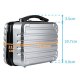 Max Portable Suitcase for Hyperice Hypervolt Waterproof Scratch Proof  Silver
