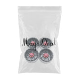 Max 4 Pieces 1/10 RC Car Wheel Rims Set for RC Rock Crawler Upgrade Parts Black