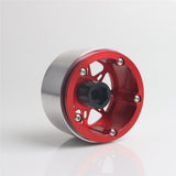 Max 4 Pack Heavy Aluminum 2.2inch Beadlock Wheel Hub for 1/10 RC Crawlers red