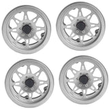 Max 4 Pack Heavy Aluminum 2.2inch Beadlock Wheel Hub for 1/10 RC Crawlers silver