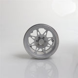 Max 4 Pack Heavy Aluminum 2.2inch Beadlock Wheel Hub for 1/10 RC Crawlers silver