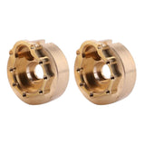 Max 2x Brass Counterweight Balance Weight Portal Drive Housing for 1:10 RC TRX-4