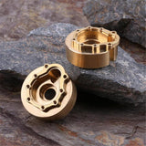 Max 2x Brass Counterweight Balance Weight Portal Drive Housing for 1:10 RC TRX-4