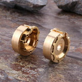 Max 2x Brass Counterweight Balance Weight Portal Drive Housing for 1:10 RC TRX-4