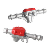 Max Alloy Front Rear Axle Housing Set for 1/10 Traxxas TRX-4 RC Crawler silver