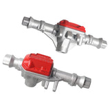 Max Alloy Front Rear Axle Housing Set for 1/10 Traxxas TRX-4 RC Crawler silver