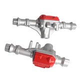 Max Alloy Front Rear Axle Housing Set for 1/10 Traxxas TRX-4 RC Crawler silver