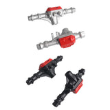 Max Alloy Front Rear Axle Housing Set for 1/10 Traxxas TRX-4 RC Crawler silver