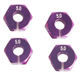 Max 12mm Upgrade Parts Hex Wheels Base Coupler 5.0 Thick For HSP RC Parts Purple