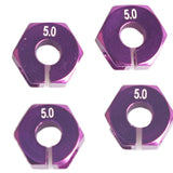 Max 12mm Upgrade Parts Hex Wheels Base Coupler 5.0 Thick For HSP RC Parts Purple