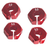 Max 12mm Upgrade Parts Hex Wheels Base Coupler 5.0 Thick For HSP RC Parts Red