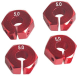 Max 12mm Upgrade Parts Hex Wheels Base Coupler 5.0 Thick For HSP RC Parts Red