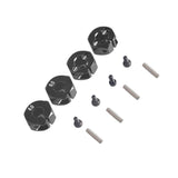 Max HSP Unlimited 12mm Upgrade Parts Hex Wheels Base Coupler 6.0 Thick Black