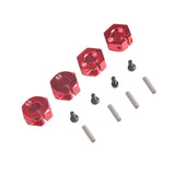 Max HSP Unlimited 12mm Upgrade Parts Hex Wheels Base Coupler 6.0 Thick Red