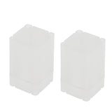 Max Coin Holder Storage Transparent Round Coins Holder Portable Case Container