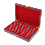 Max Wooden Display Case Storage for 50 Coins 27mm