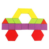 Max Rainbow Tangram Puzzle Jigsaw Brain Teaser Toy Learning Children Education