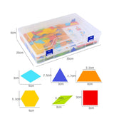 Max Rainbow Tangram Puzzle Jigsaw Brain Teaser Toy Learning Children Education