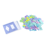 Max Rainbow Tangram Brain Teaser Toy Learning Children Tangram Puzzle Jigsaw Toy