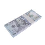 Max Maxb 100pcs 100 Dollars Prop Play Fun Pretend Cash Prop Denomination Magic Props