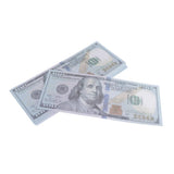Max Maxb 100pcs 100 Dollars Prop Play Fun Pretend Cash Prop Denomination Magic Props