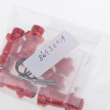 Max 17mm Hex Hub 30mm Extension Adapter Combiner for HSP 94087 1/8 RC Car Red