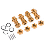 Max 17mm Hex Hub 30mm Extension Adapter Combiner for HSP 94087 1/8 RC Car Golden