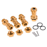 Max 17mm Hex Hub 30mm Extension Adapter Combiner for HSP 94087 1/8 RC Car Golden