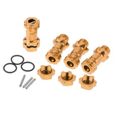 Max 17mm Hex Hub 30mm Extension Adapter Combiner for HSP 94087 1/8 RC Car Golden