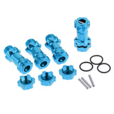 Max 17mm Hex Hub 30mm Extension Adapter Combiner for HSP 94087 1/8 RC Car Blue