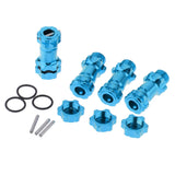 Max 17mm Hex Hub 30mm Extension Adapter Combiner for HSP 94087 1/8 RC Car Blue