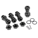 Max 17mm Hex Hub 30mm Extension Adapter Combiner for HSP 94087 1/8 RC Car Black