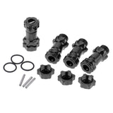 Max 17mm Hex Hub 30mm Extension Adapter Combiner for HSP 94087 1/8 RC Car Black