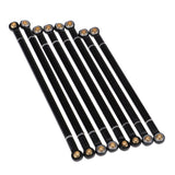Max 8 Pack Steering Link Rods for 1/10 Axial SCX10 RC Crawler 313mm Wheelbase