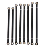 Max 8 Pack Steering Link Rods for 1/10 Axial SCX10 RC Crawler 313mm Wheelbase