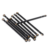 Max 8 Pack Steering Link Rods for 1/10 Axial SCX10 RC Crawler 313mm Wheelbase
