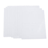Max 10pcs 2-pocket Banknote Currency Collection Album Paper Money Holders Clear