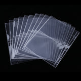 Max 10pcs 2-pocket Banknote Currency Collection Album Paper Money Holders Clear