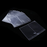 Max 10pcs 2-pocket Banknote Currency Collection Album Paper Money Holders Clear