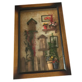 Max Maxb Pastoral Style Garden Series Wood Craft Wall Hanging Key Box Key Receiving H